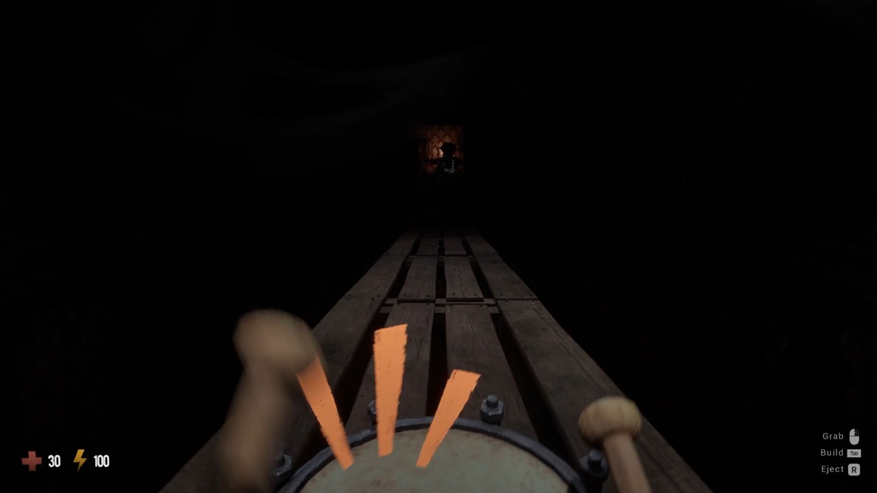 Riding the cursed elevator rails into the dark — GRAIN ROT gameplay