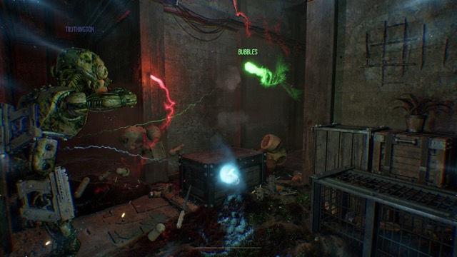 A Living Spark orb floating near a wrecked vessel — GRAIN ROT screenshot